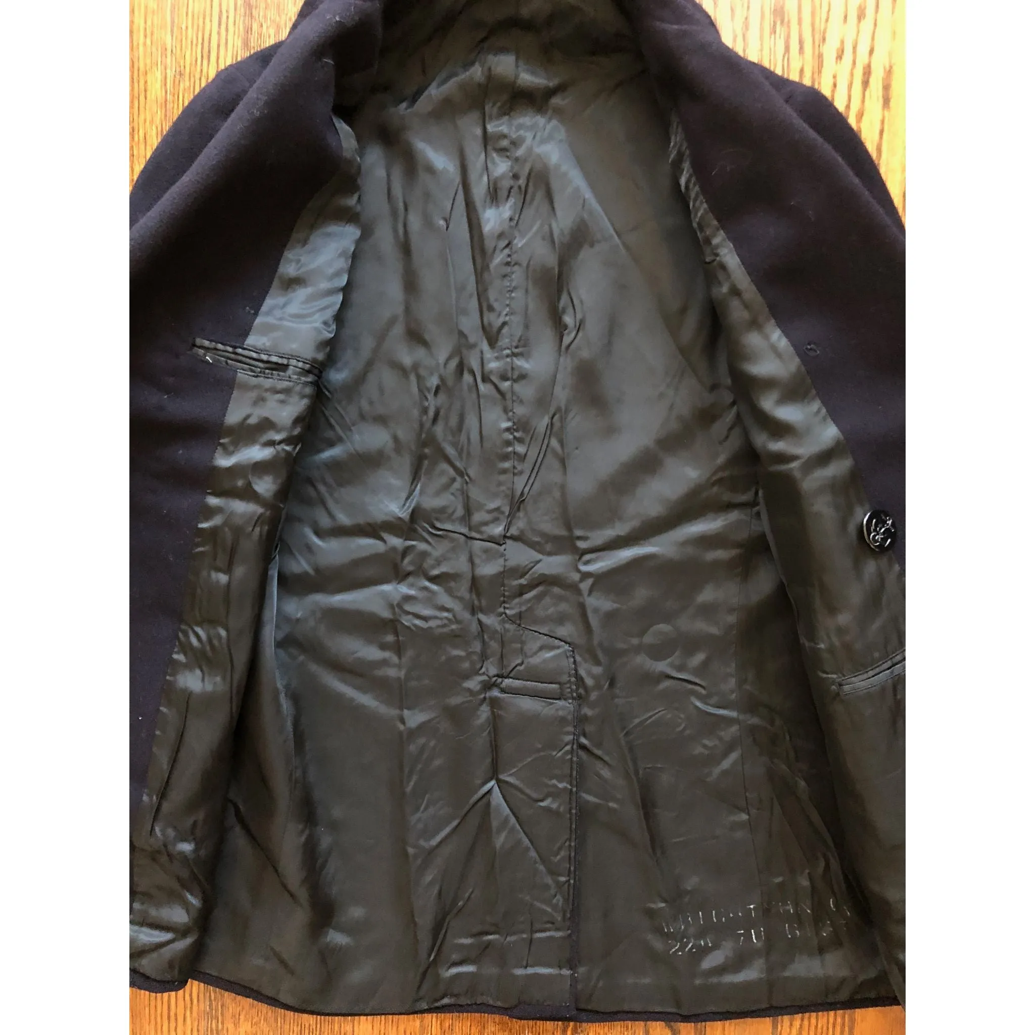 1974 U.S. Navy Peacoat Wrightson