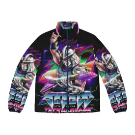 80s Retro Ninja Turtles "Shredd Live" Puffer Jacket