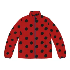 Adorable Ladybug Puffer Jacket for Girls - Spring Luck and Style