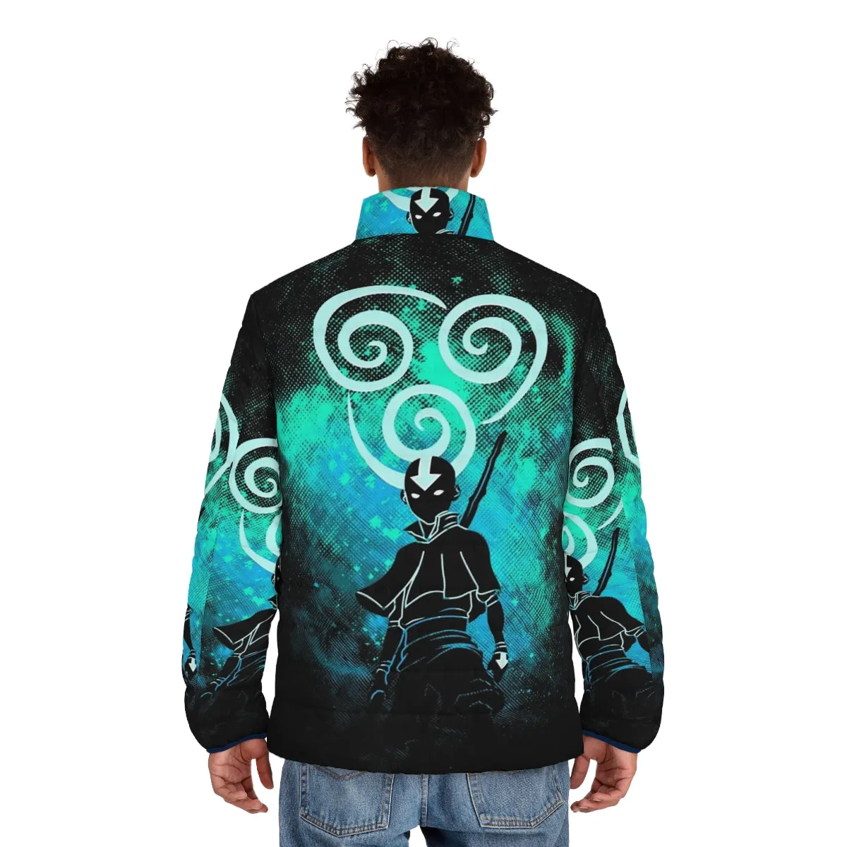 Air Art Puffer Jacket - Anime Inspired Streetwear Style