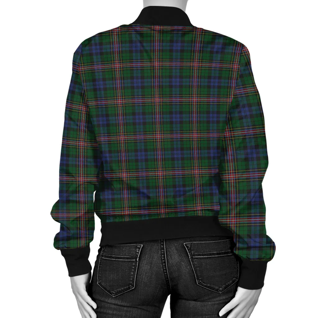 Allison Tartan Bomber Jacket with Family Crest