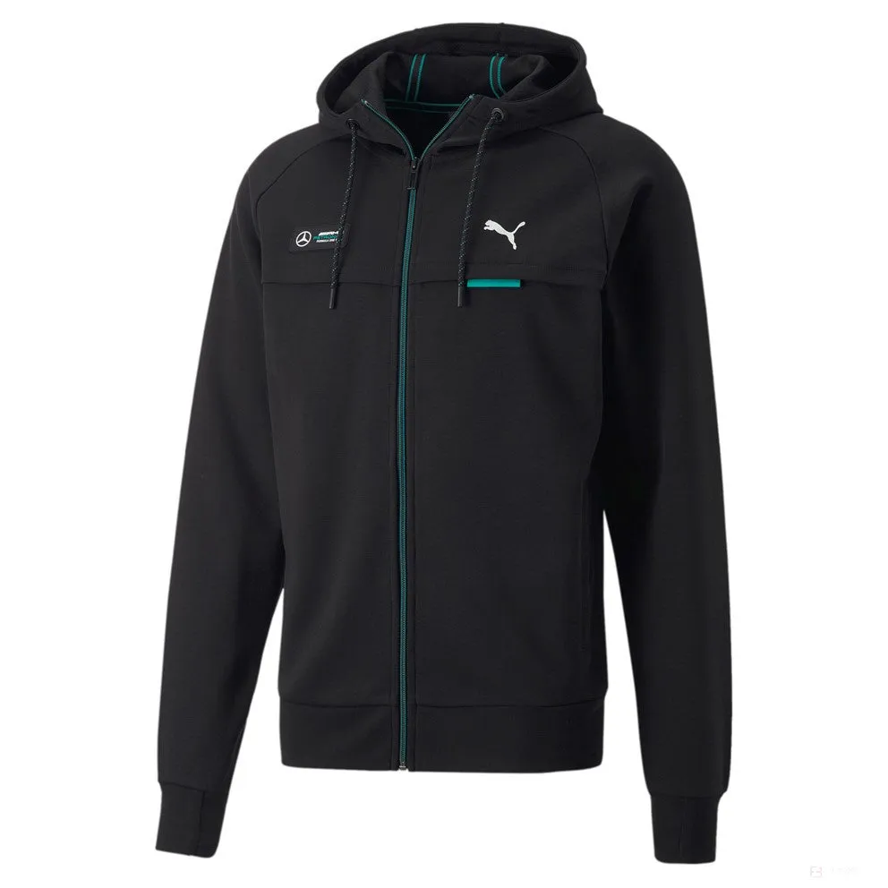 AMG Mercedes  Hooded Sweat Jacket Puma Black 2022