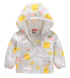 Bunny Chick Hooded Windbreaker #1000235