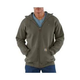 Carhartt Men's Midweight Hooded Zip-Front Sweatshirt - Moss