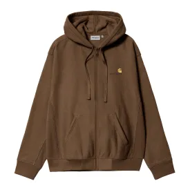 Carhartt WIP American Script Hooded Jacket - Lumber