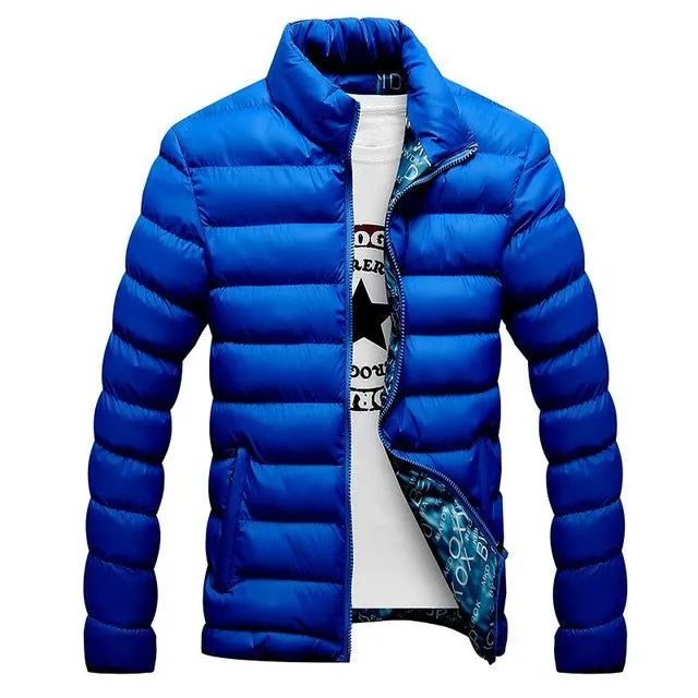 Cotton Padded Thick Jackets - Slim Fit Long Sleeve Quilted Coats