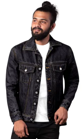 Denim Black Jacket