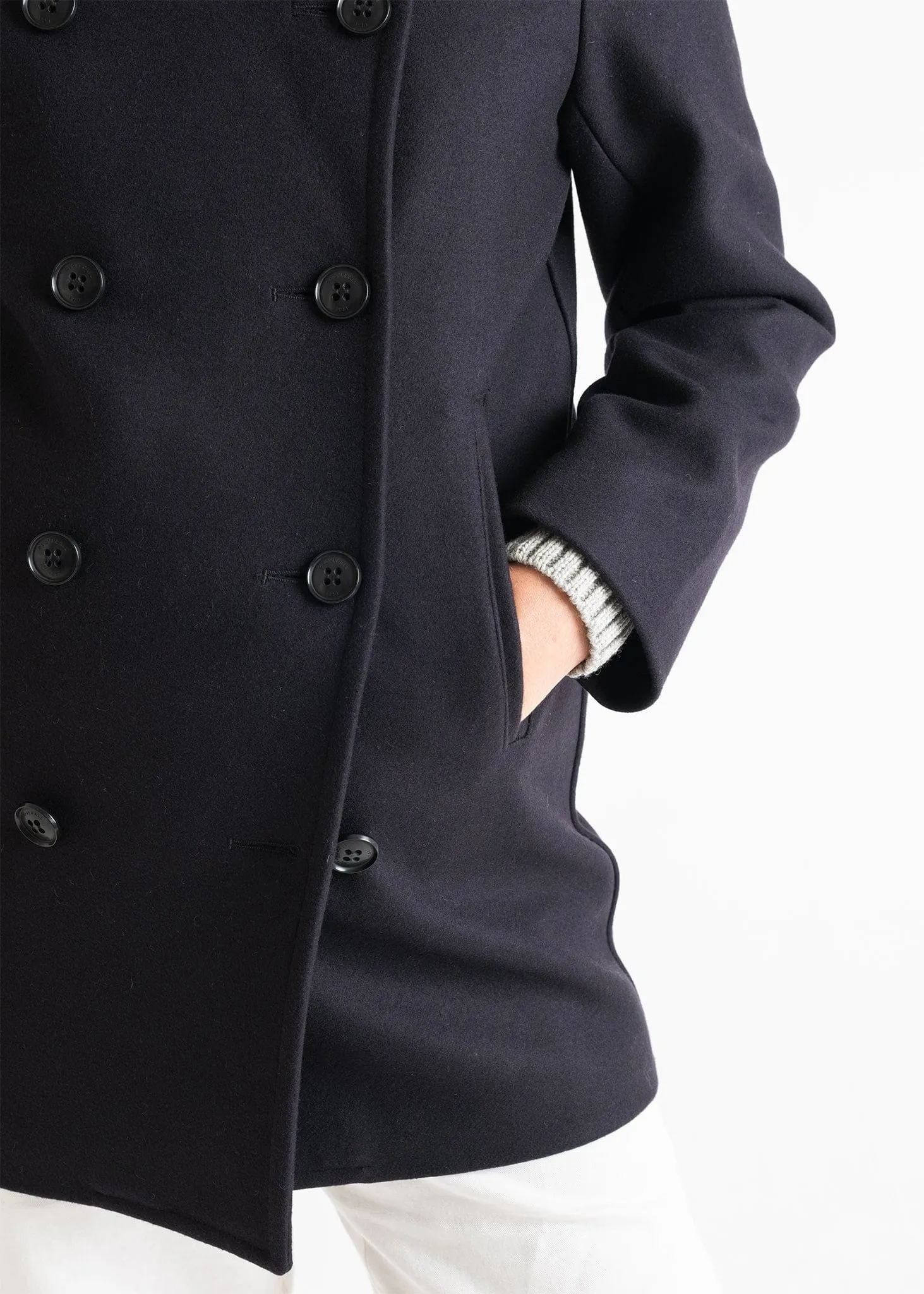 Ellen Peacoat Navy