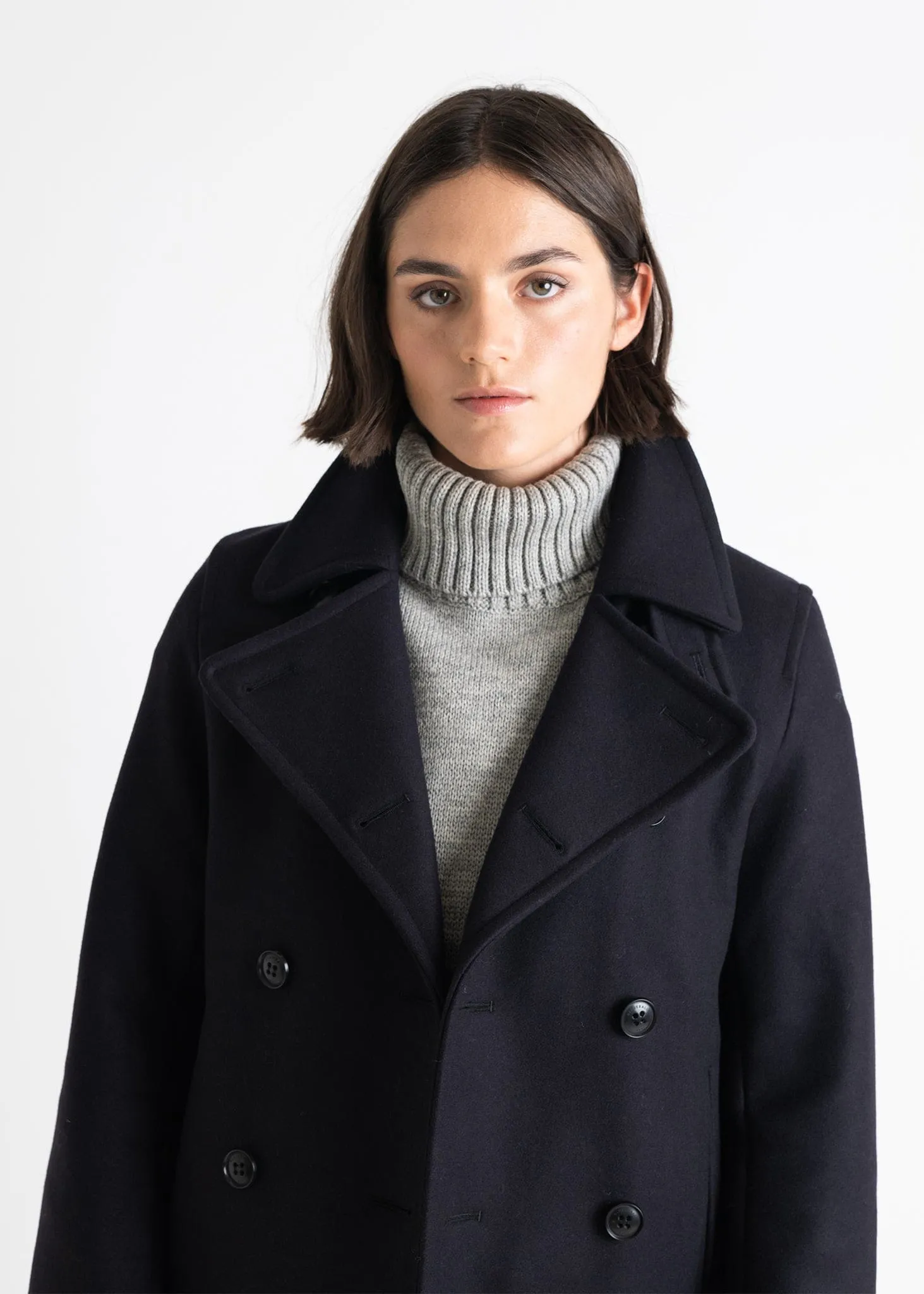 Ellen Peacoat Navy