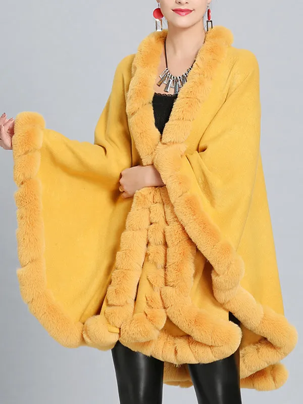 Fine Fancy Poncho Plus Size Cape Cardigan