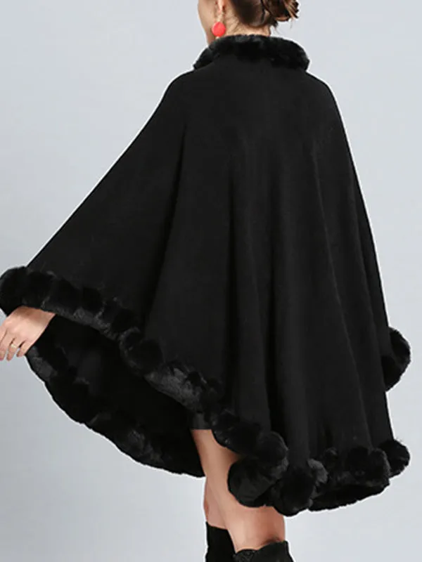 Fine Fancy Poncho Plus Size Cape Cardigan