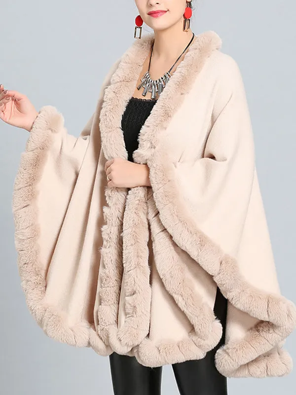 Fine Fancy Poncho Plus Size Cape Cardigan