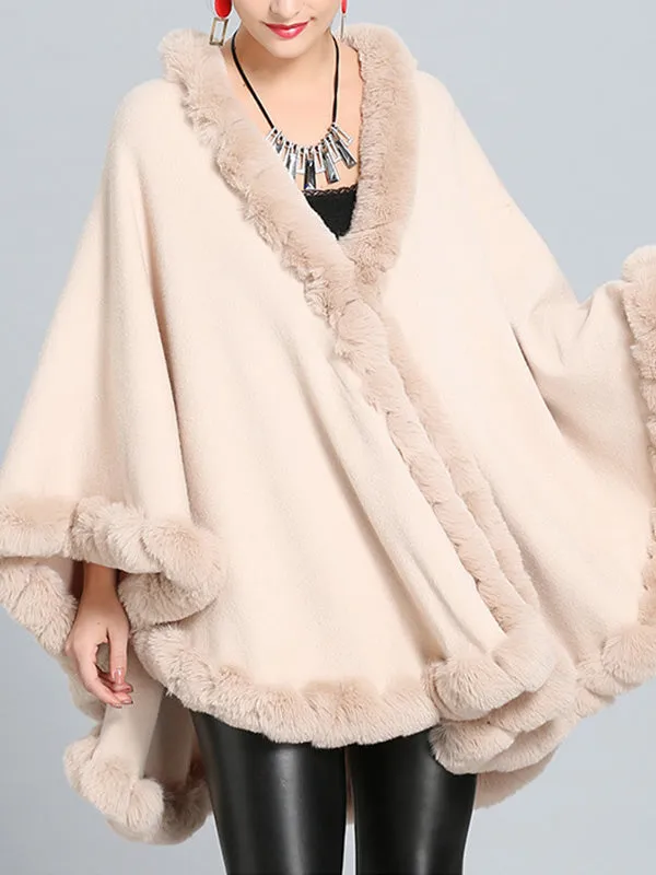 Fine Fancy Poncho Plus Size Cape Cardigan