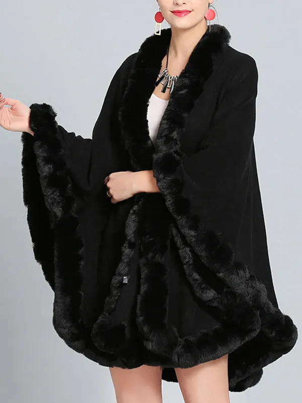 Fine Fancy Poncho Plus Size Cape Cardigan