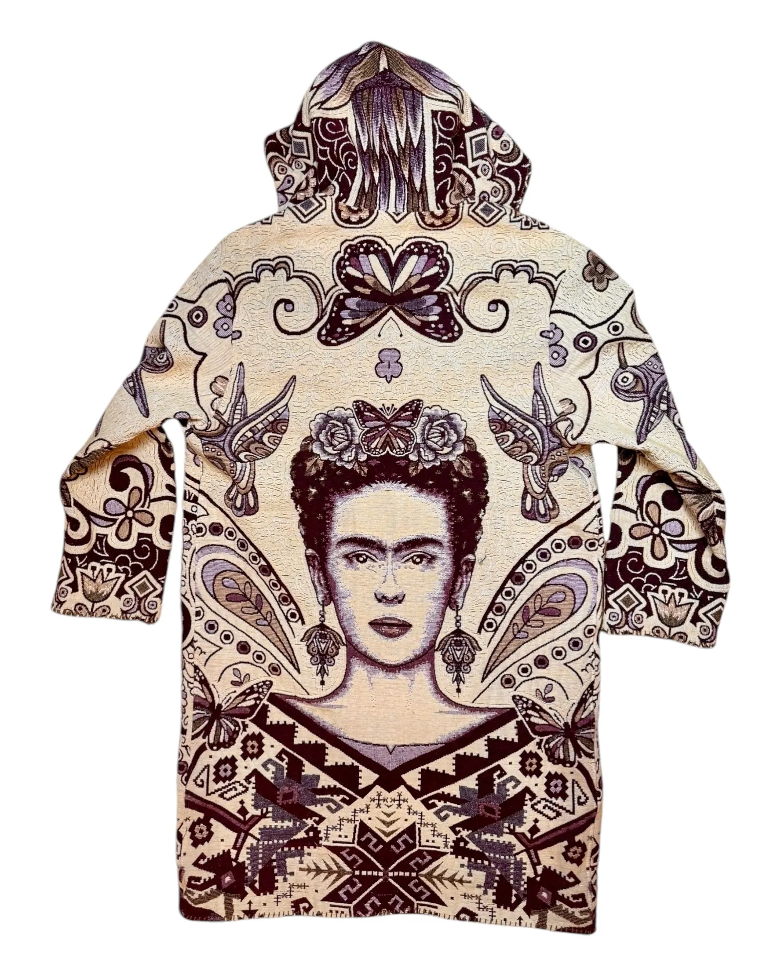 “Frida Kahlo” Reversible Trench Coat