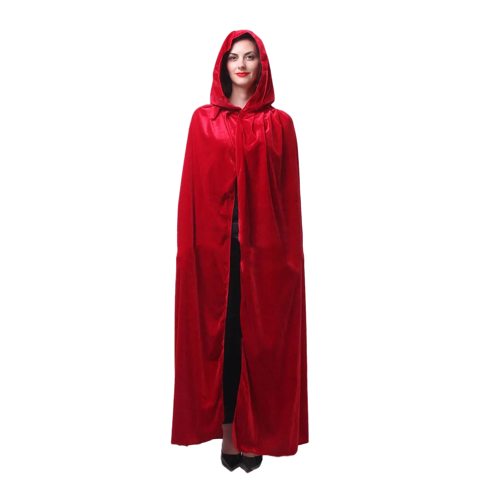 Hooded Cape Coat Unisex Halloween Robe Medieval Old Ranger Pirate Cosplay Costume Party Dress Vintage Witch Loose Long Cloak