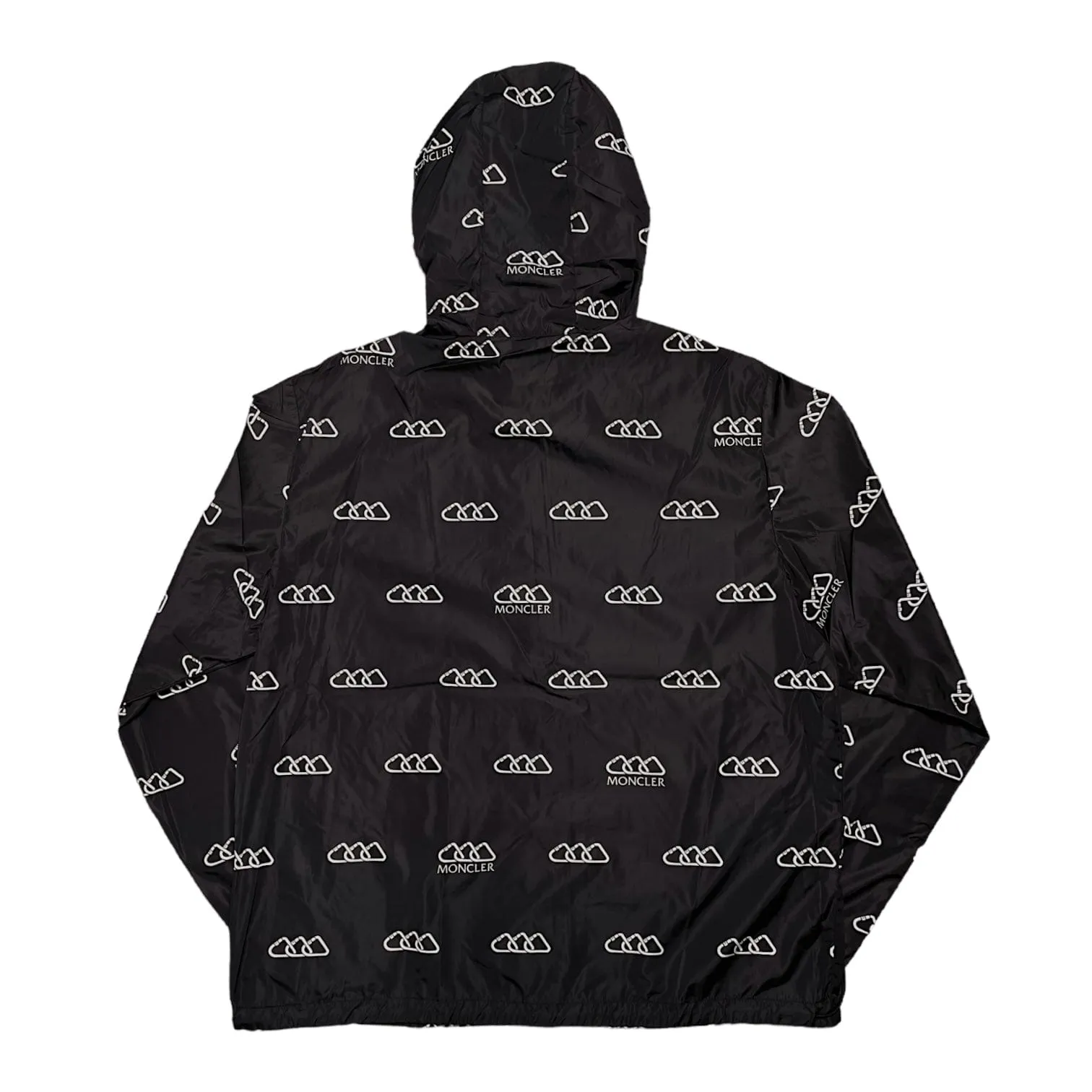 Moncler Mikael Windbreaker Jacket Black White