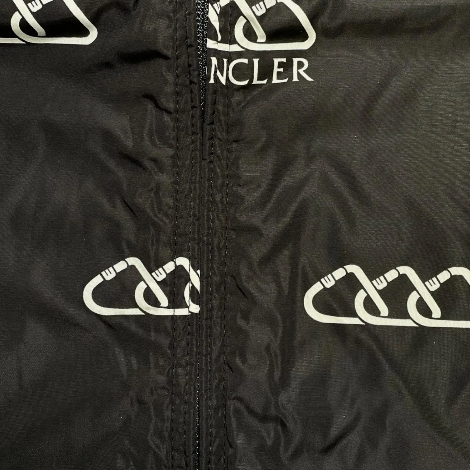 Moncler Mikael Windbreaker Jacket Black White