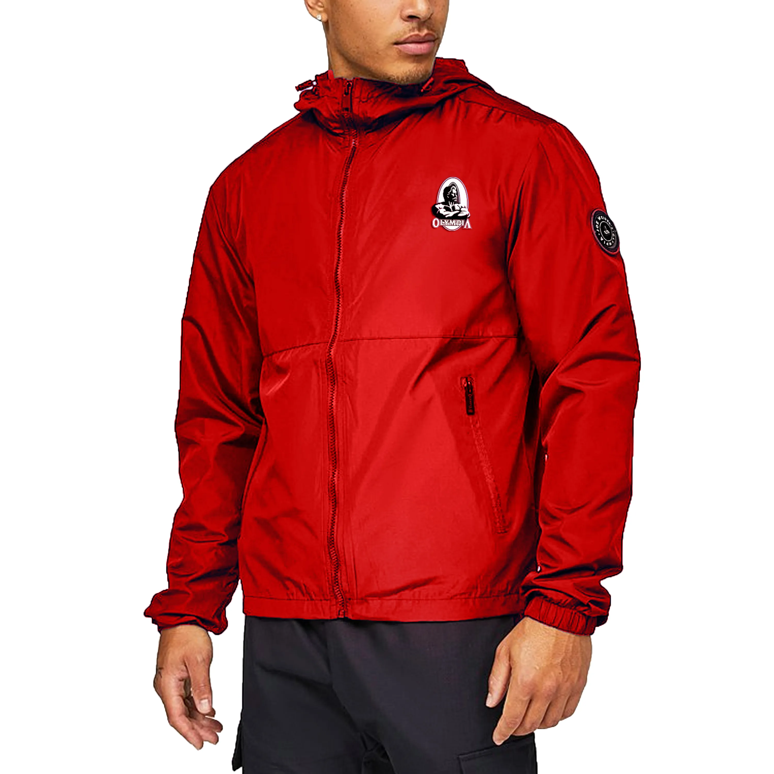 Olympia Windbreaker Full Zip Red