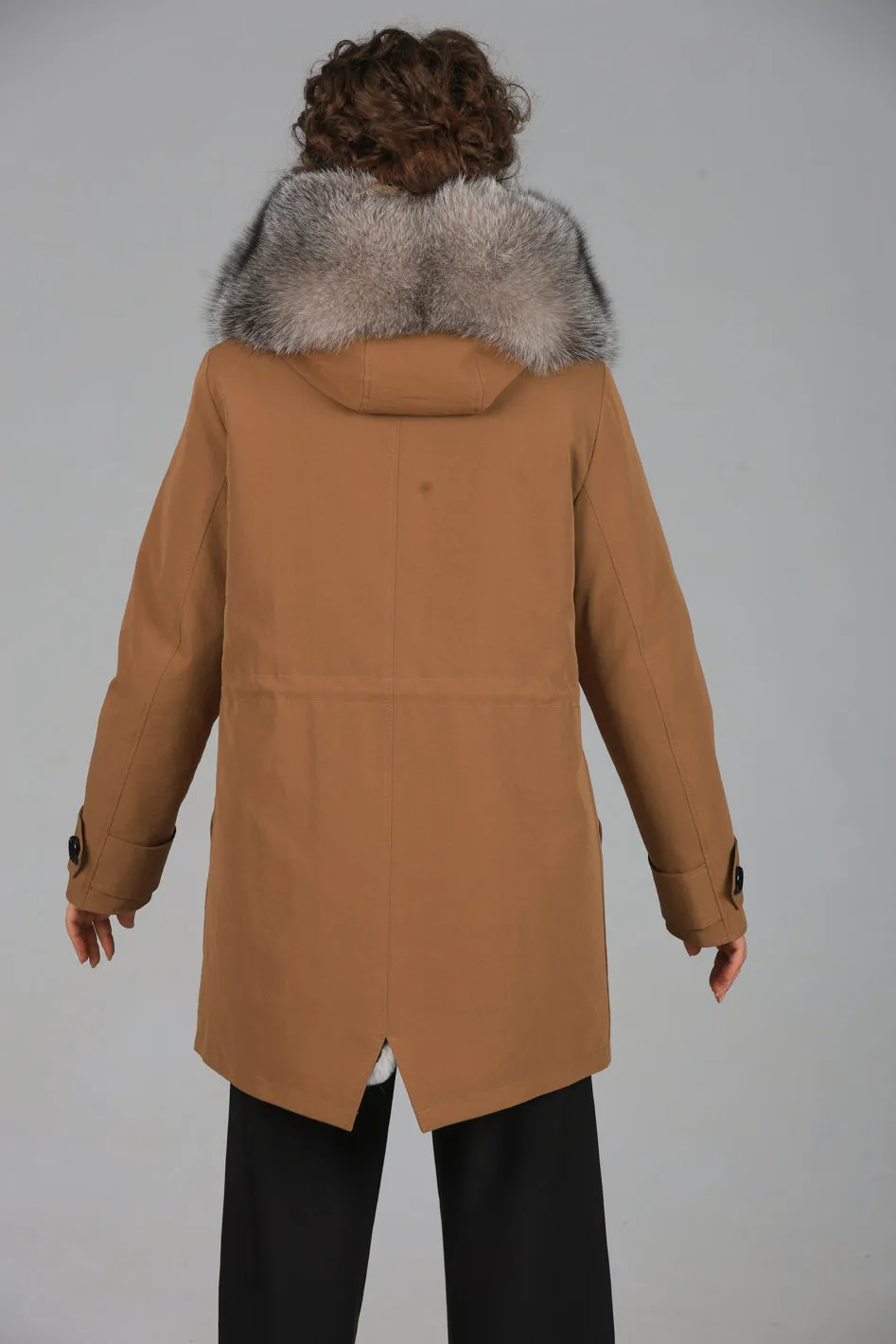 Parka in cotone tecnico long Frost