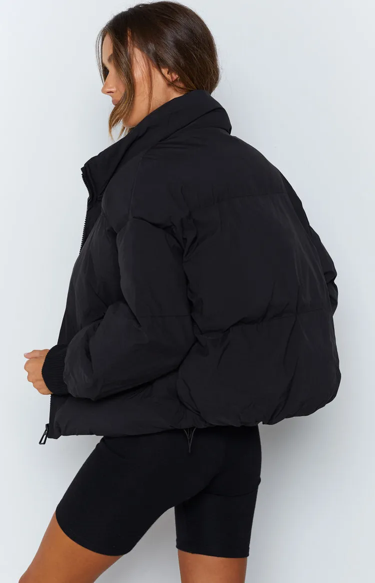 Remi Puffer Jacket Black