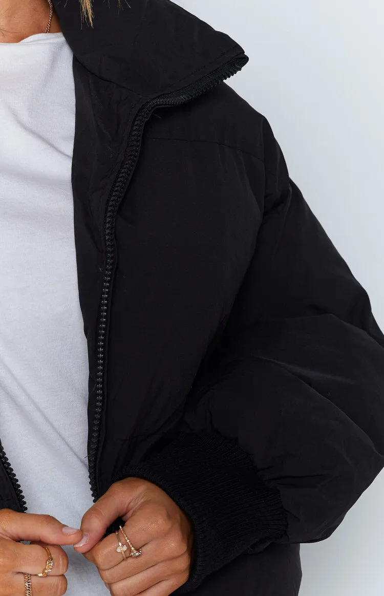 Remi Puffer Jacket Black