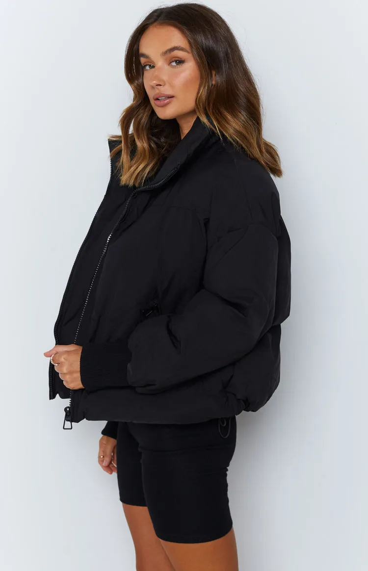 Remi Puffer Jacket Black