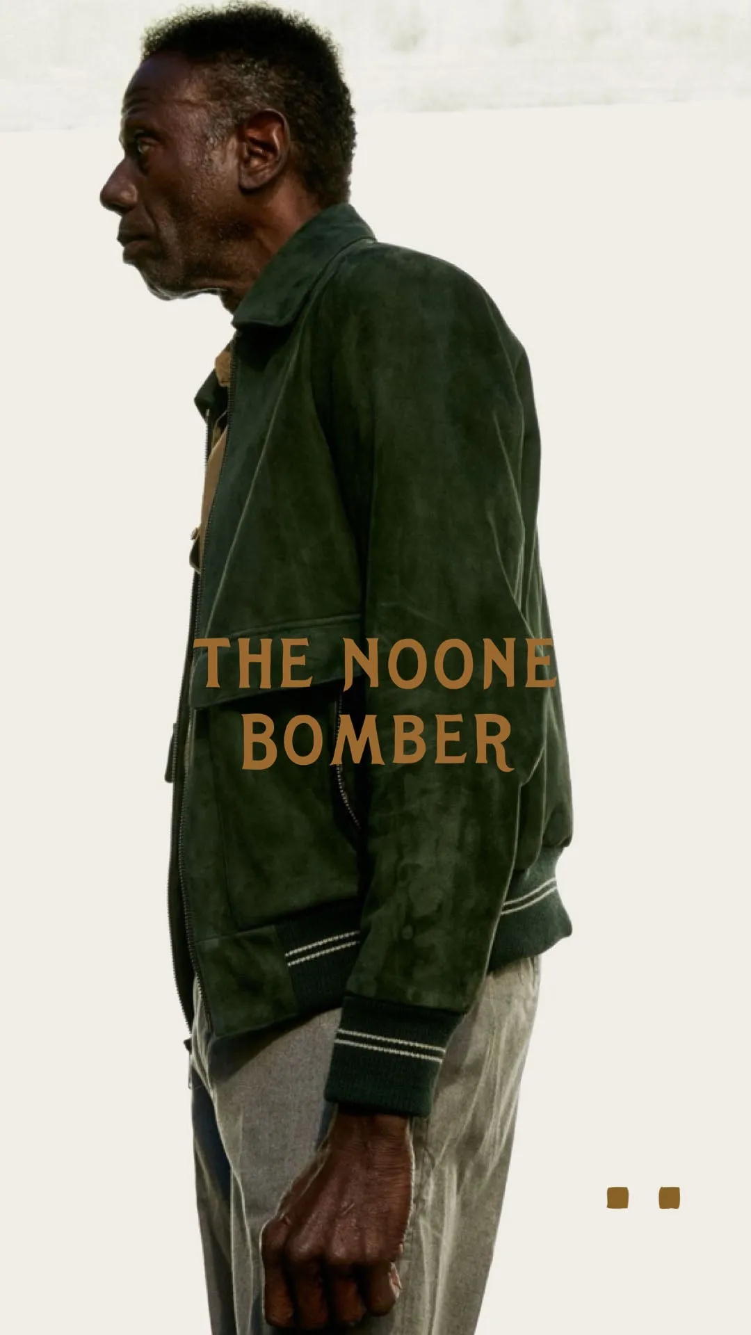 The Noone Bomber: Hunter Green Melrose Suede