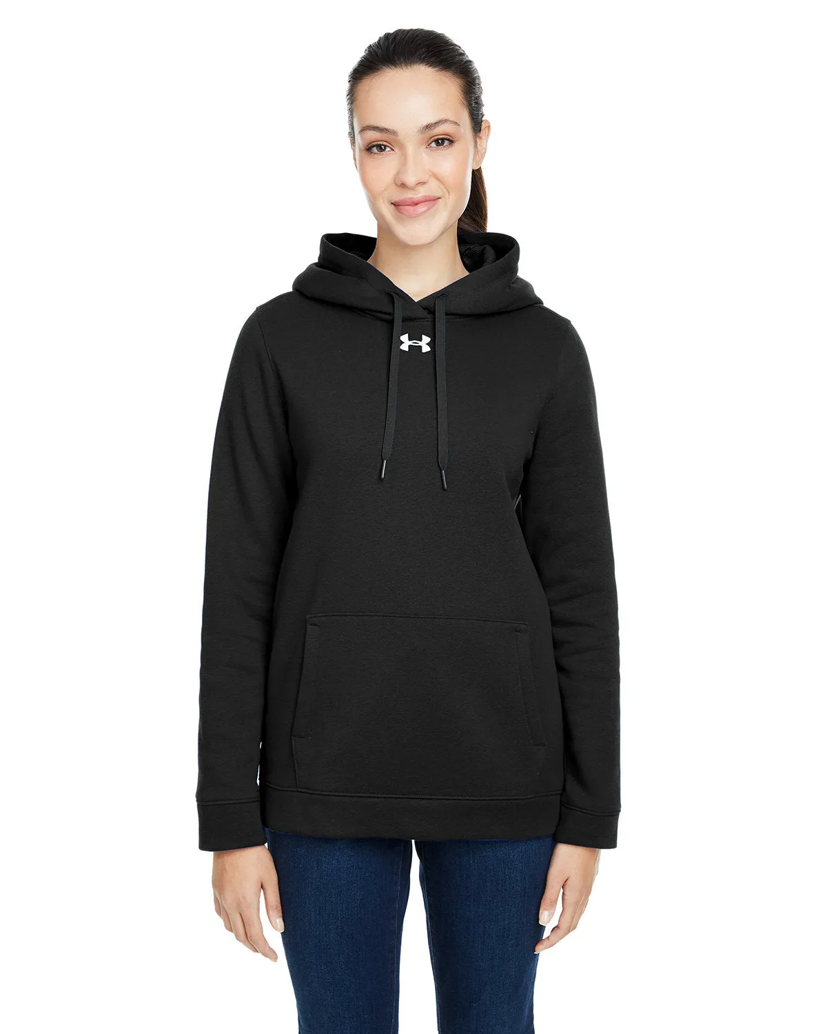 Under Armour Ladies Hustle Pullover Hooded Sweatshirt