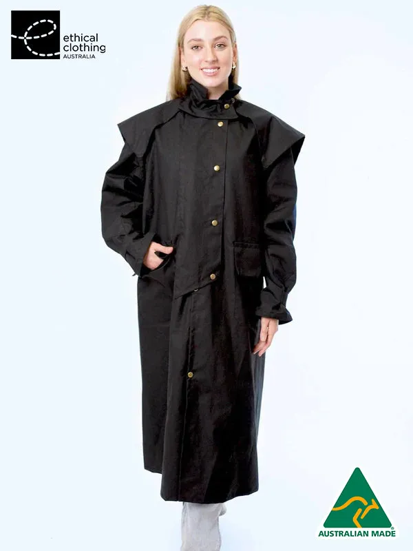 Unisex Full-length Dryskin Riding Coat with Hood